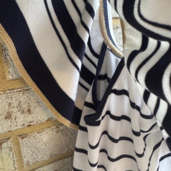 Lilly Pulitzer Perelle Sleeveless Striped Tight-Nit Blouse Women's Size L. - Picture 6 of 7